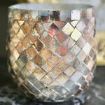 Load image into Gallery viewer, ANTIQUED MIRRORED JAR
